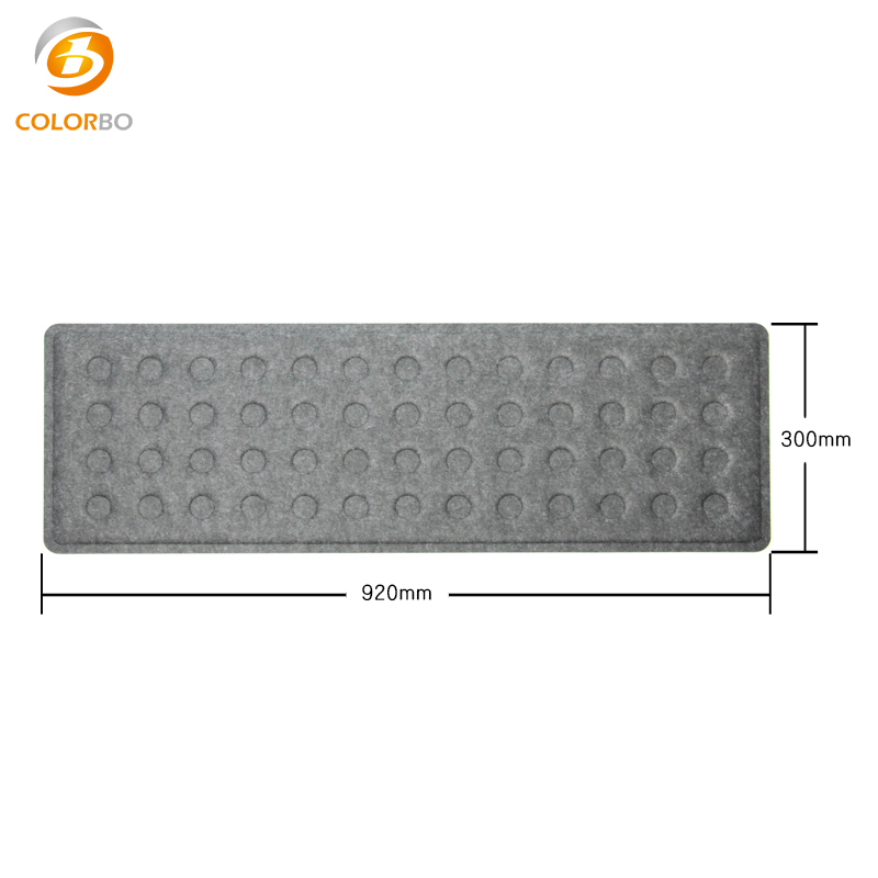 920*300*30Rmm Non-irritant Sound Absorption Panels PET Table Screen with Factory Price