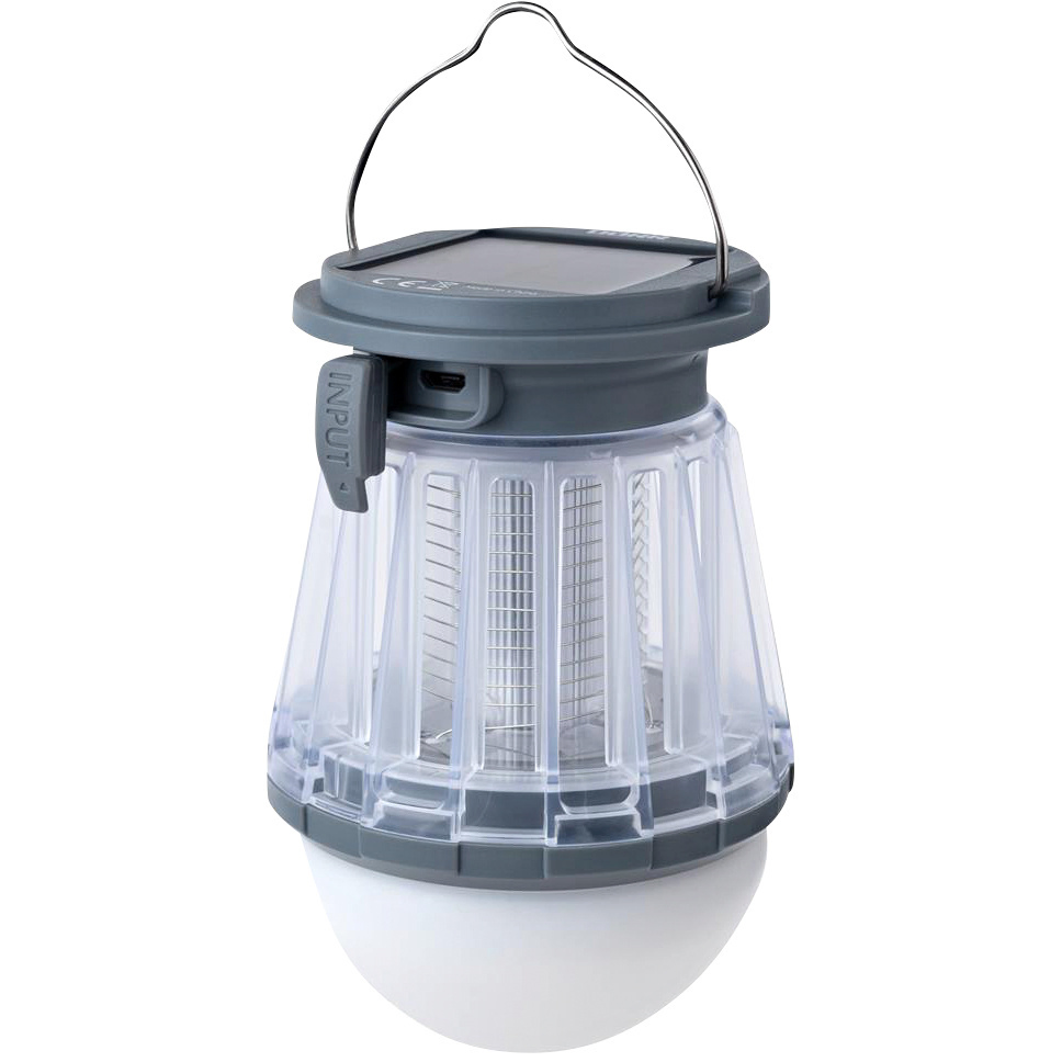 LED Solar Camping Light with Anti-Mosquito UV Trap, Portable and Waterproof - Ideal for Camping, Hiking, and Outdoor Activities
