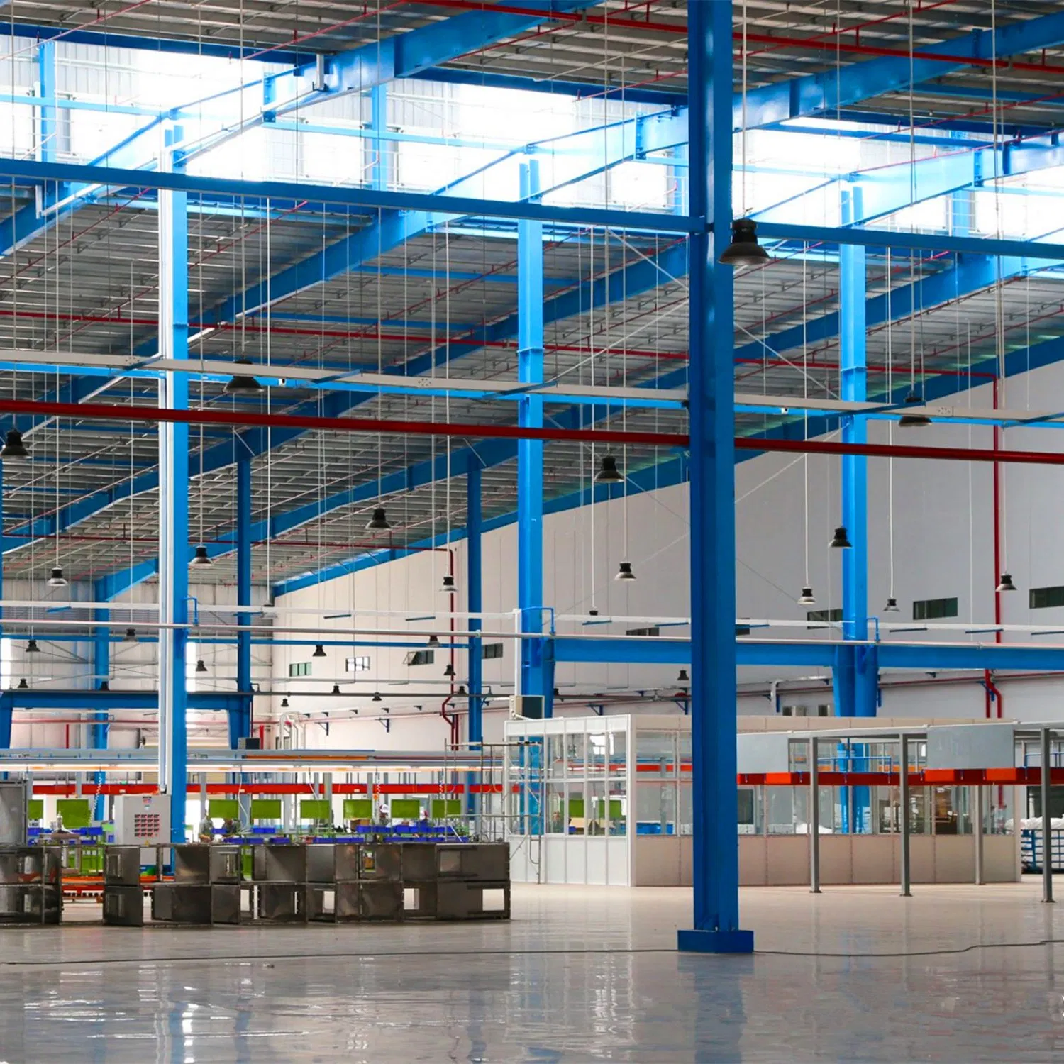 Modern Design Steel Structure Workshop Fabricated Large Warehouse Popular in Africa