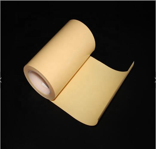 Yellow Single Side PE Silicone Kraft Release Paper