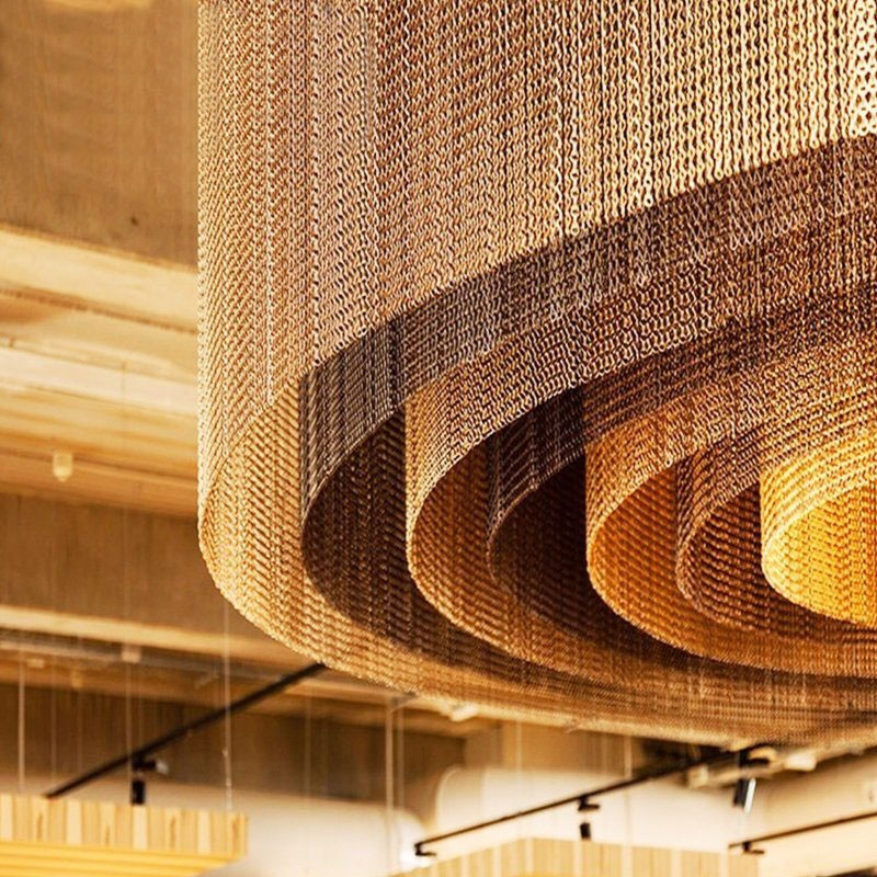 Metal Decorative Aluminum Mesh Chain Link Curtain for Hotel