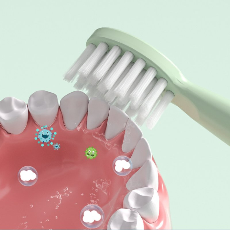 Interactive Children's Electric Toothbrush with Fun Character Designs