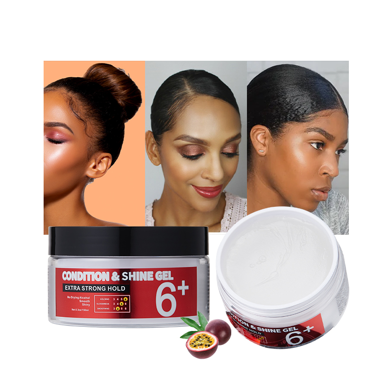 OEM/ODM Hair Wax Private Label Styling Hair Braid Gel Extra Hold Vendor Super Shine Hair Gel for Men Women