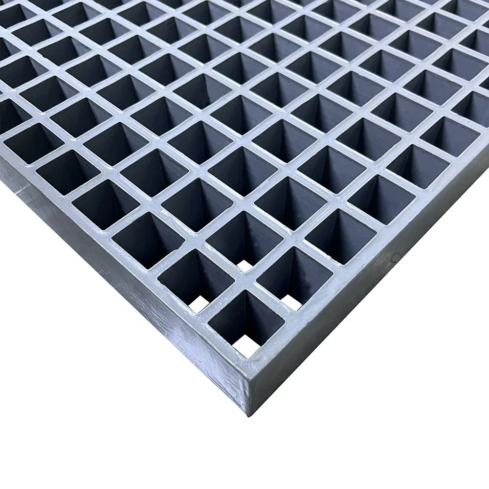 M4040 FRP Mesh Grating for Chemical Plants Oil and Gas Fiber Reinforced Polymer Mesh Grating Composite Mesh Grating Stair Tread FRP Mesh Grating