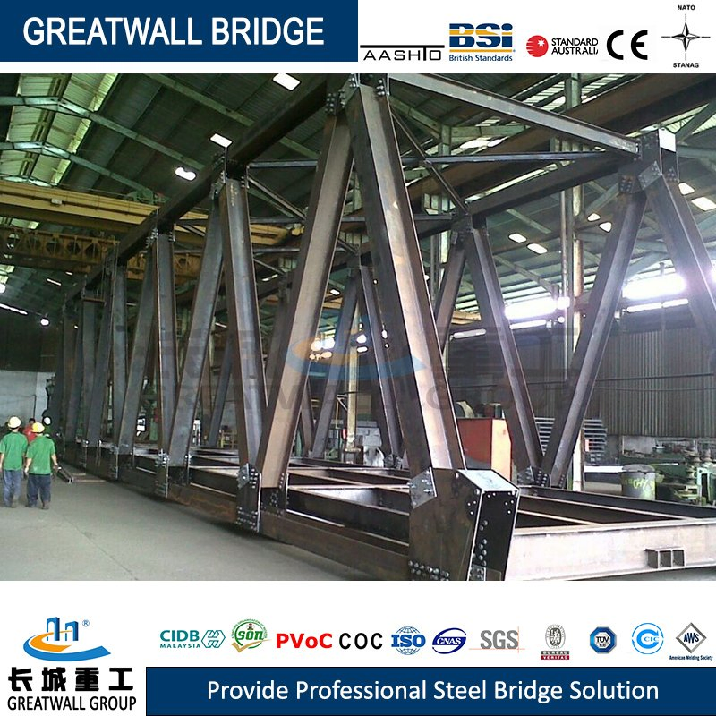 Reasonable Layout of Steel Truss Bridge with Stable Connection