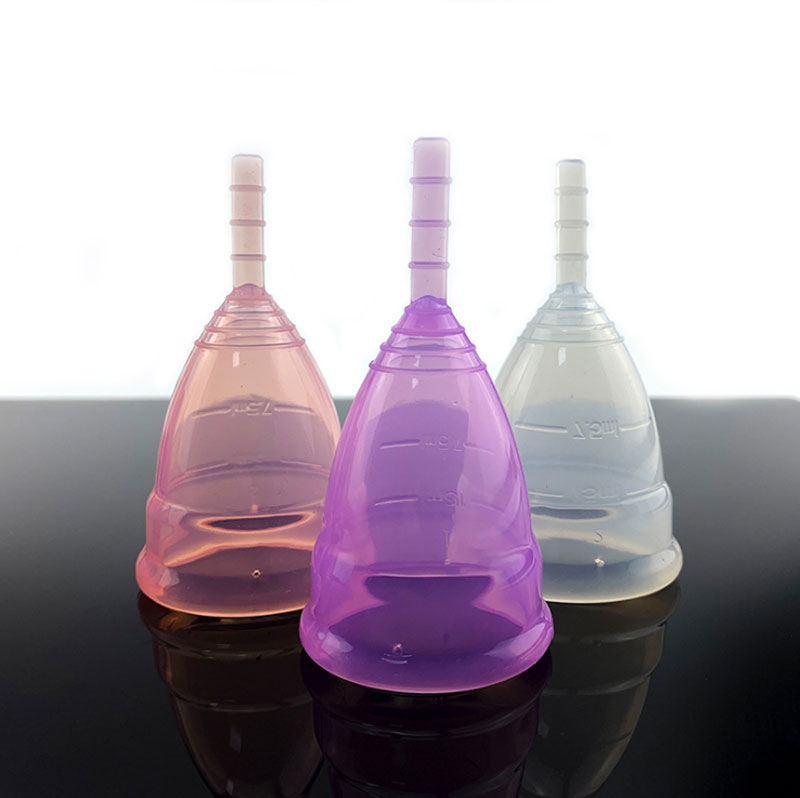 Hot Selling 2020 Factory Price Lady Period Collapsible No Spill Organic Medcial Grade Silicone Menstrual Cup