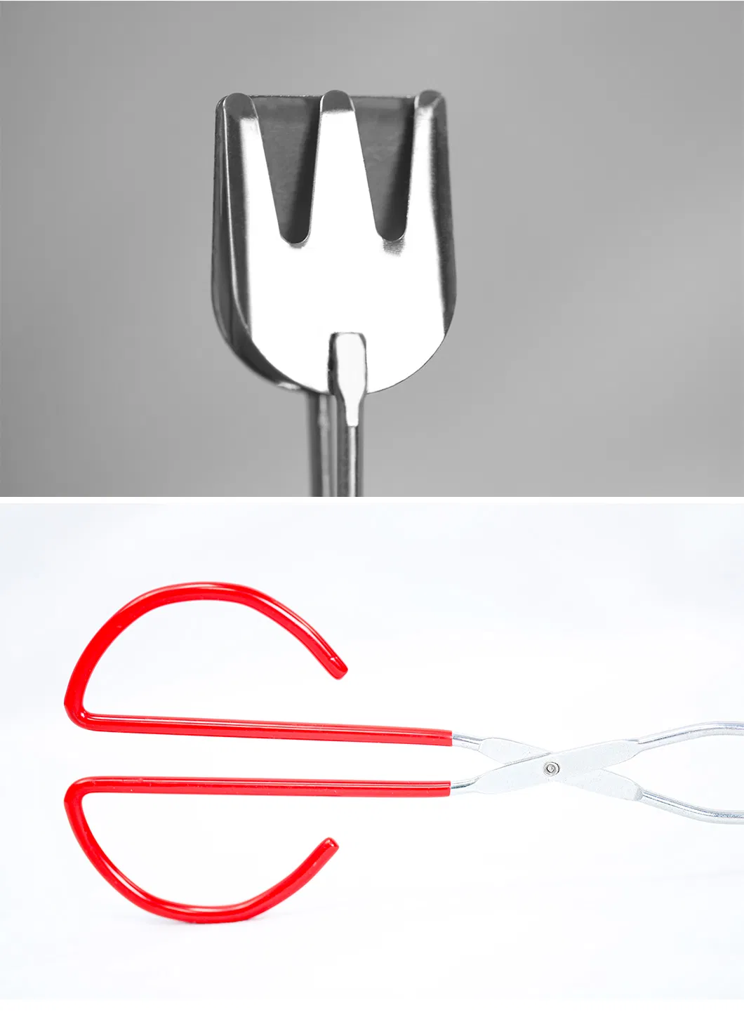 Factory OEM Wholesale Portable Stainless Steel Portable BBQ Tools BBQ Charcoal Tongs Barbecue Stove Accessories