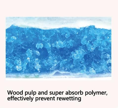 Customized Nonwoven Fabric 3D-Leak Guard Disposable Adult Diaper