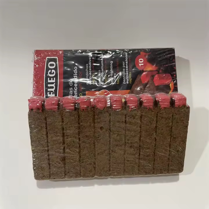 Wooden Firelighter BBQ Matches for Outdoor Barbecues & Wilderness Survival Camping Bamboo Charcoal