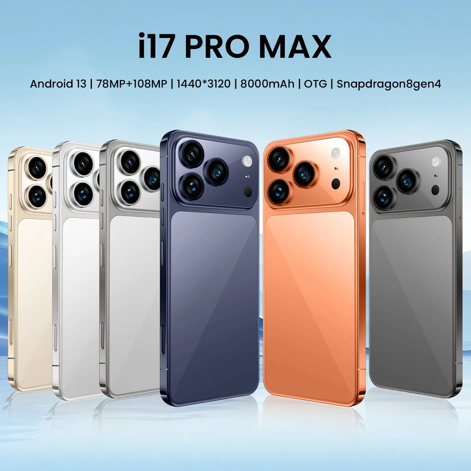 Смартфон I17 PRO Max 12/256GB, 72MP, 6.9", 5G