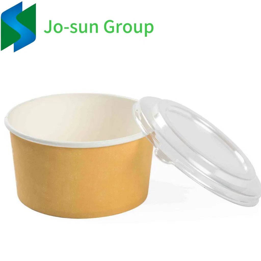 Jo-Sun Biodegradable Disposable Customized Sturdy Kraft Paper Soup Bowl