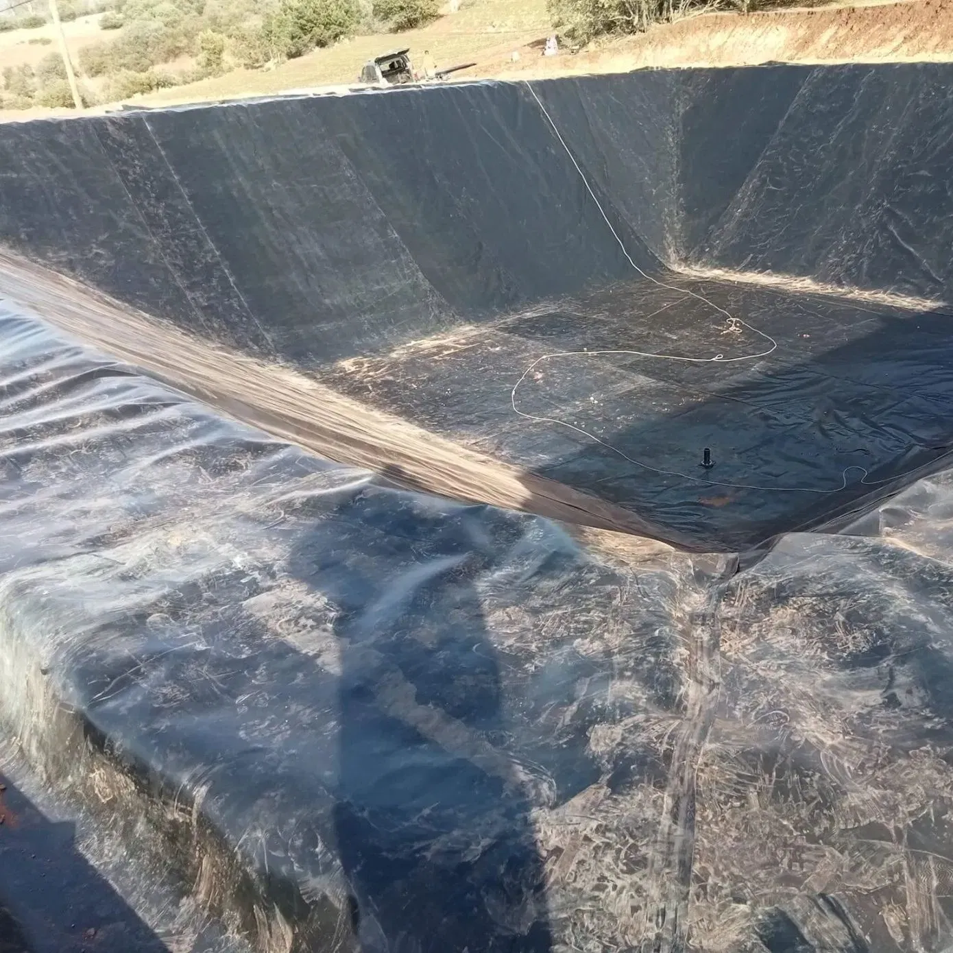 0.75mm 1mm 1.5mm 100% Virgin ASTM Anti-Seepage Waterproof Impermeable Smooth Textured HDPE LDPE LLDPE Geomembrane for Dam Pond Liner Landfill Mining Price