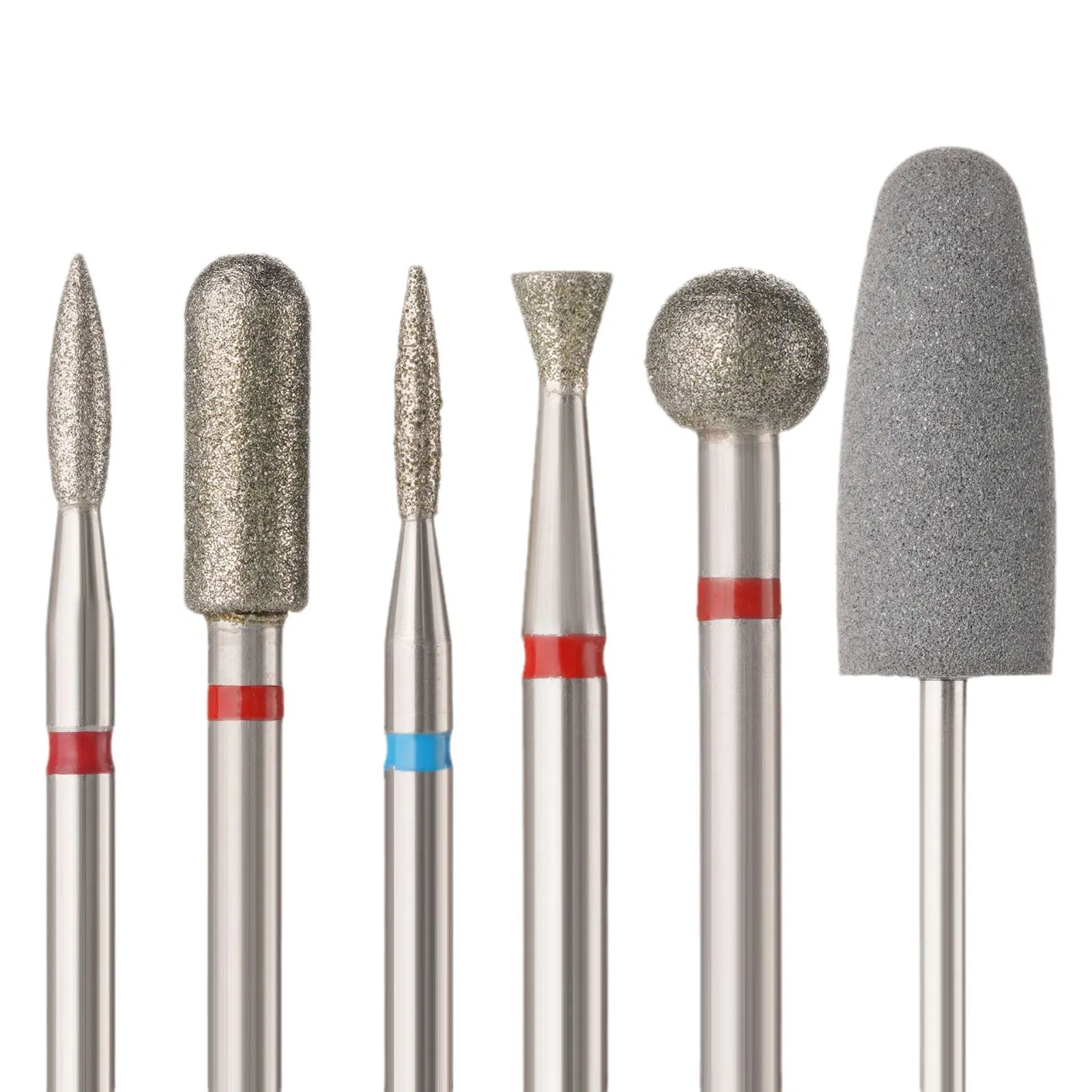 Diamond Polishing Exfoliation Pre-Treatment Six Nail Polishing Head Set