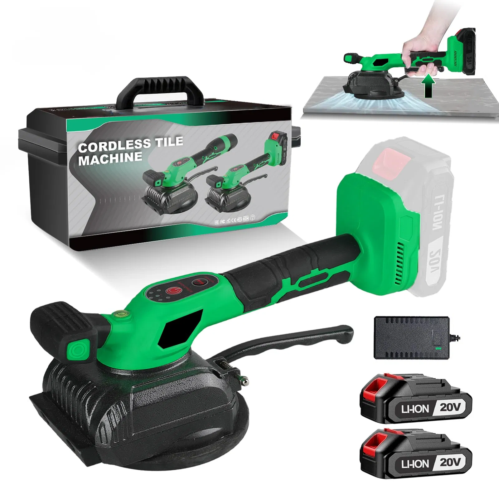 20V Cordless Tile Machine, Professional Power Tools for The Floor Work, Support OEM/ODM