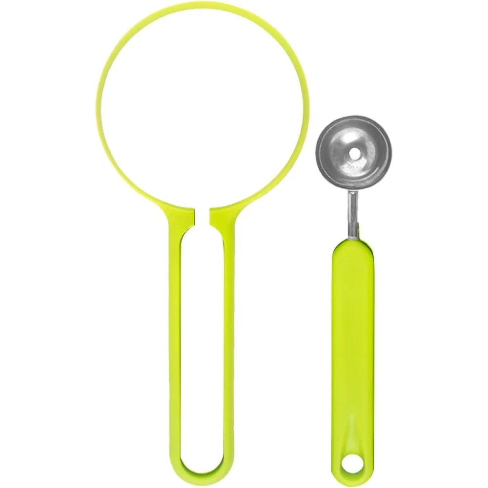 2 in 1 Stainless Steel Fruit Scooper Platter Tool, Kitchen Gadgets Wbb12273
