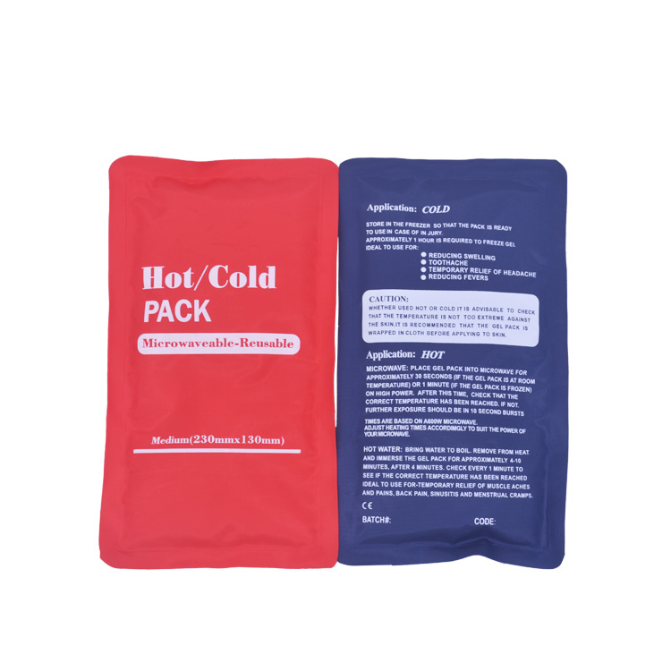Hot Selling Reusable Custom Printed Hot Cold Ice Gel Pack for Muscle Ache Pain Relief
