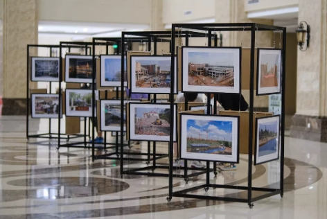Different Size Hanging System Hanging Photo Folding Aluminum Frame Art Exhibition &School