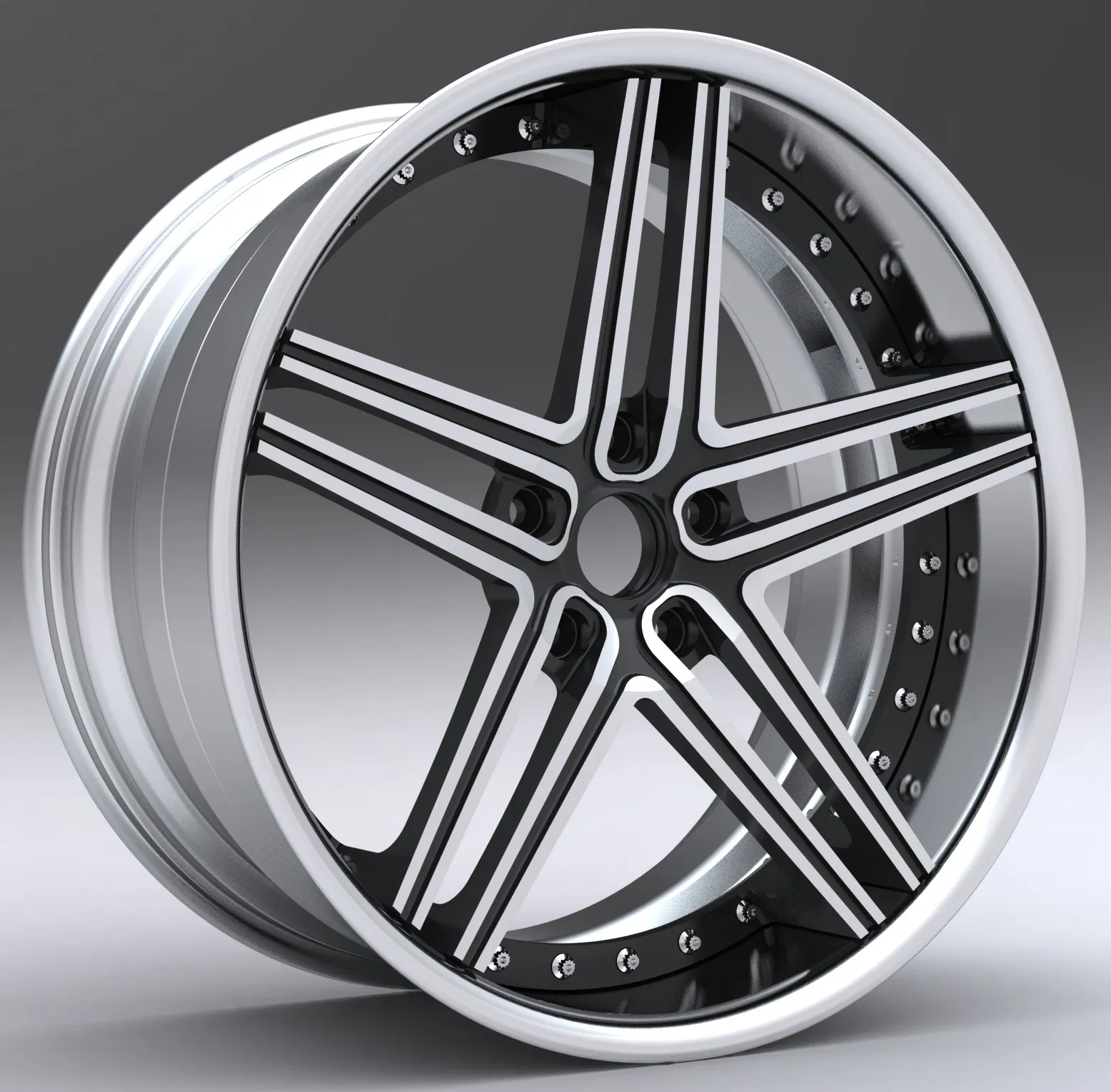 2PCS Forged Akuminum Wheel Rim, Center Disc (center piece) , Barrel Aftermarket, Modification