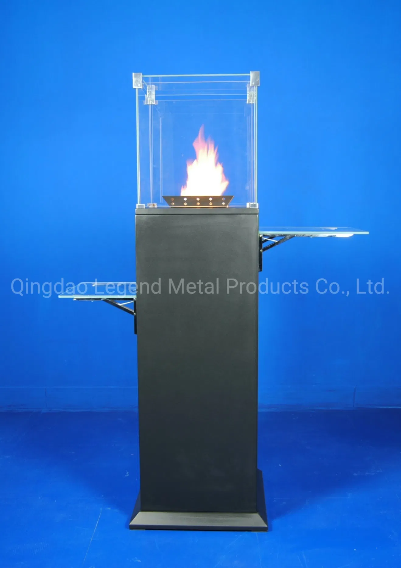 Outdoor Patio Gas Fireplace with Real Flame by LPG