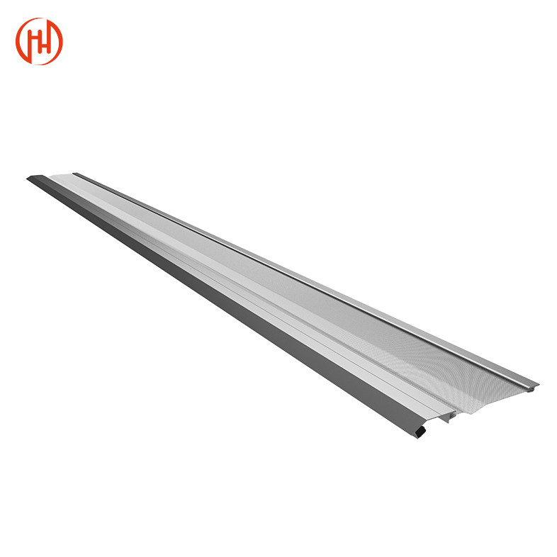 Heatable Aluminum Rain Gutter Guard Can Be Customized