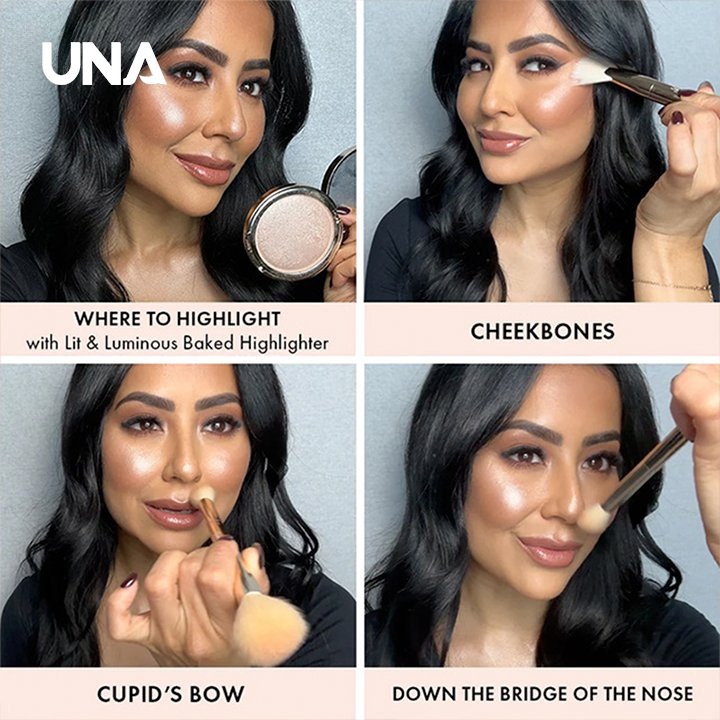 Custom Wholesale Cosmetic Private Label Highlighter Makeup Highlight Palette Face High Pigment Single Shimmer Highlighter