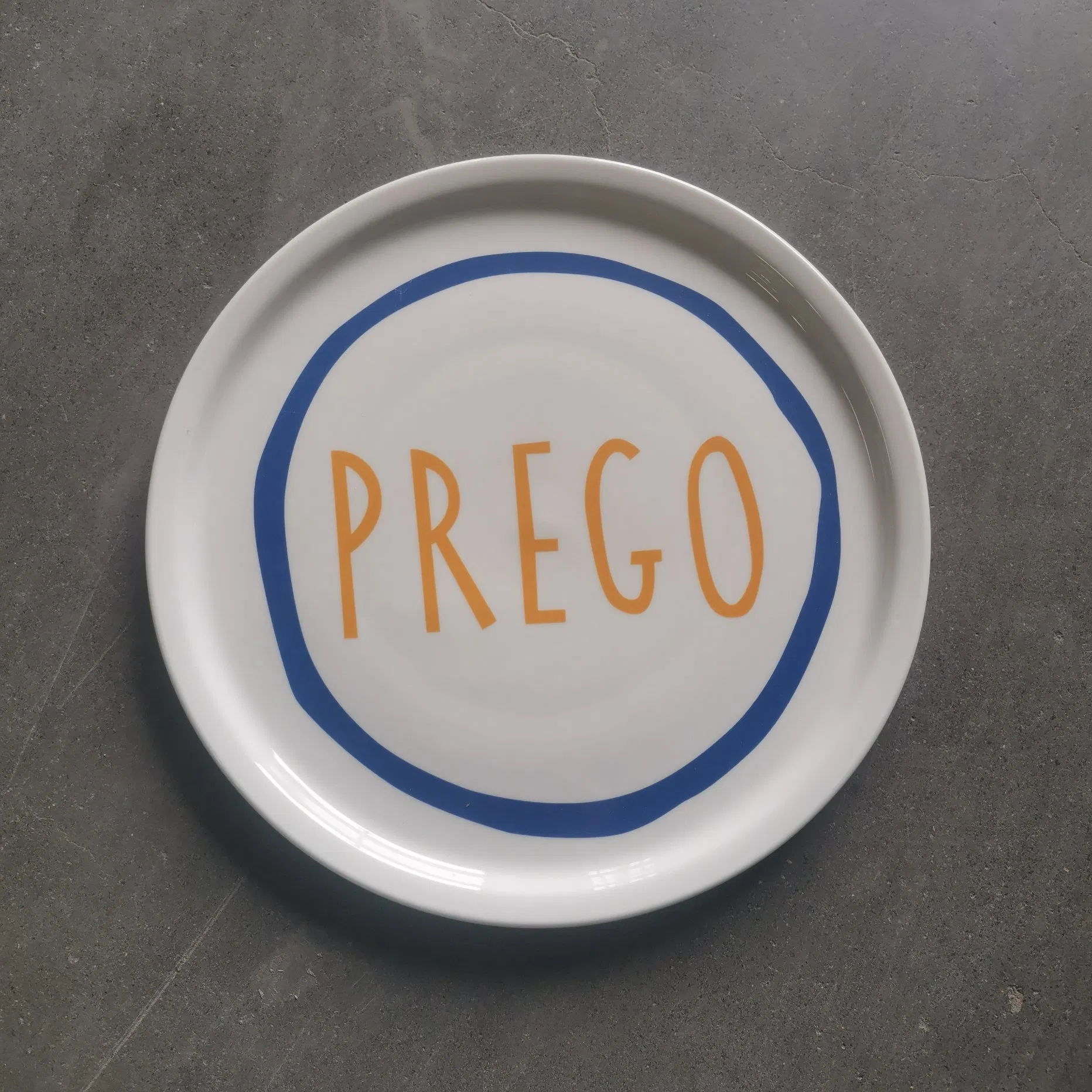 12"Pizza Plate Full Decal Porcelainware Stoneware Tableware