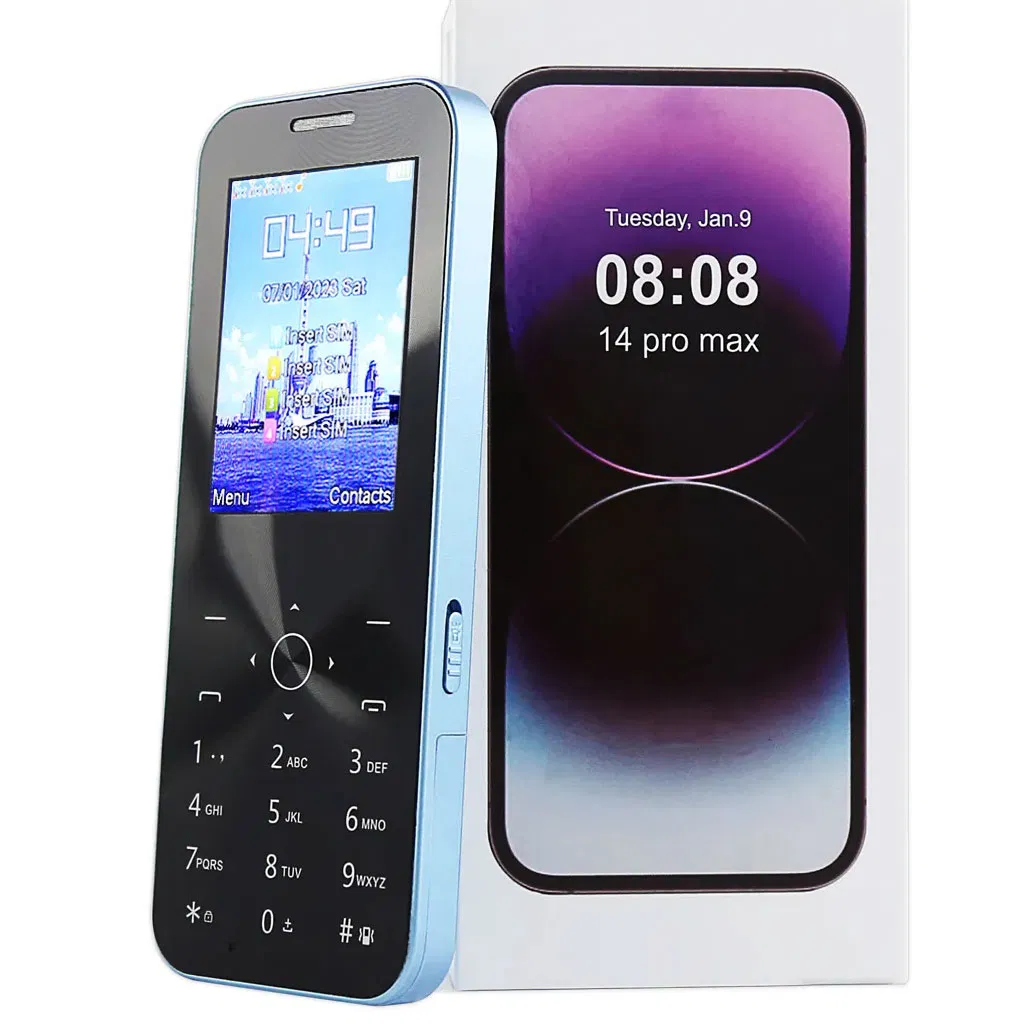 Кнопочный телефон 2.4 дюйма, 2 SIM, 1100 мАч, MP3, FM
