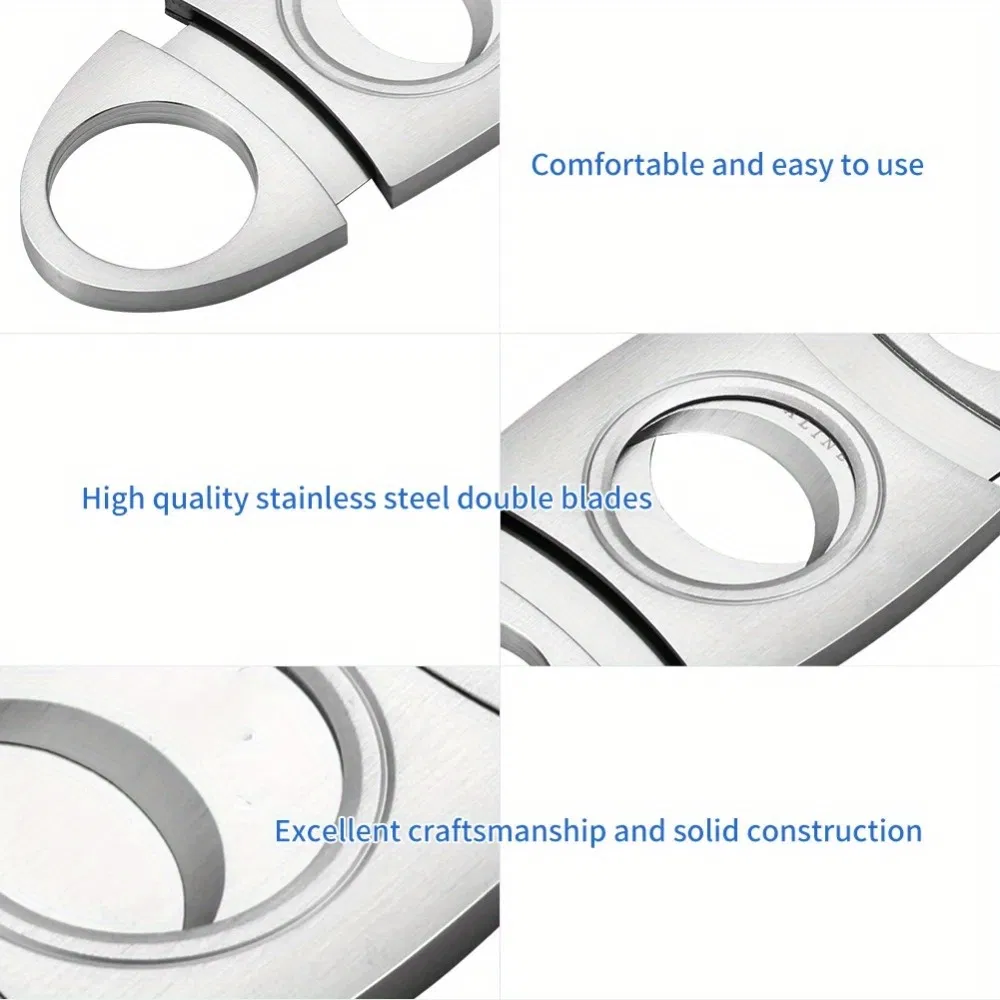 Premium Stainless Steel Smoking Scissors Metal Cigar Cutter