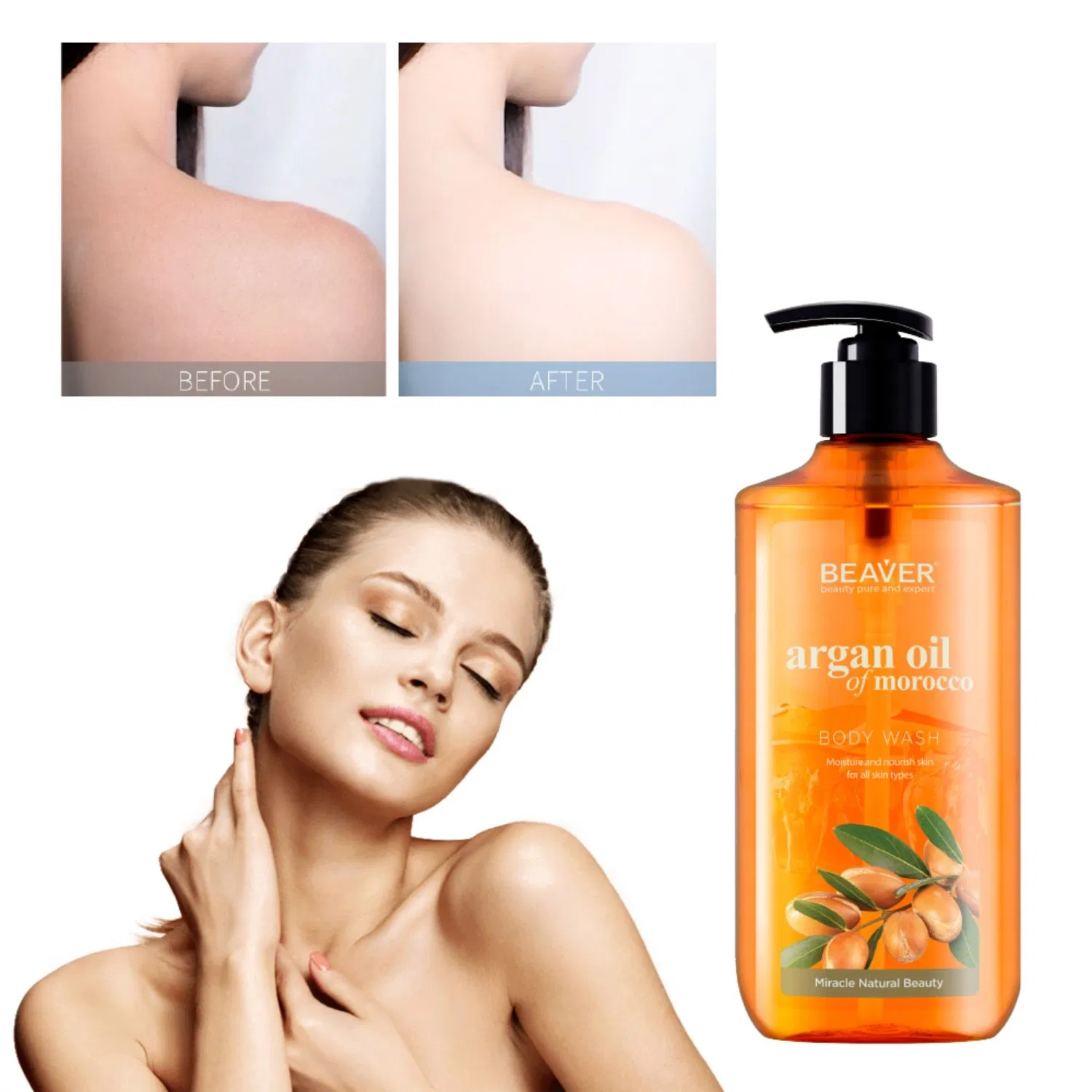 Beaver Deep Cleanse Moisture Body Wash Shower Gel