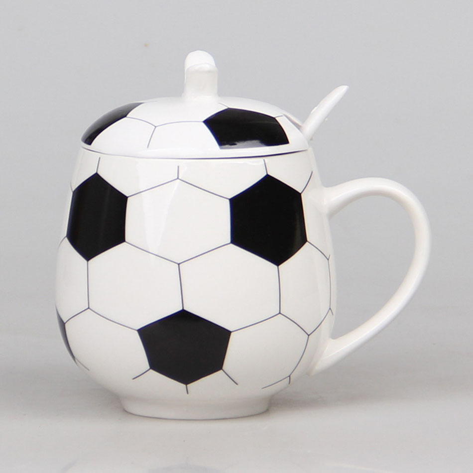 23rd Football Ceramic Mug Creative Football-Themed Coffee Mug