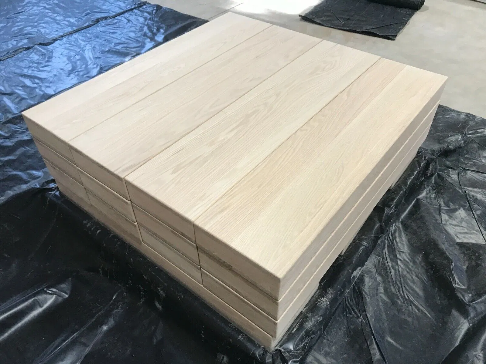 Solid Unfinished Select Stair Tread Red Oak