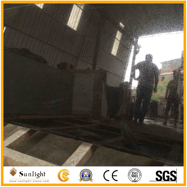 Black Granite G684 Basalt Slab for Kitchen Countertop