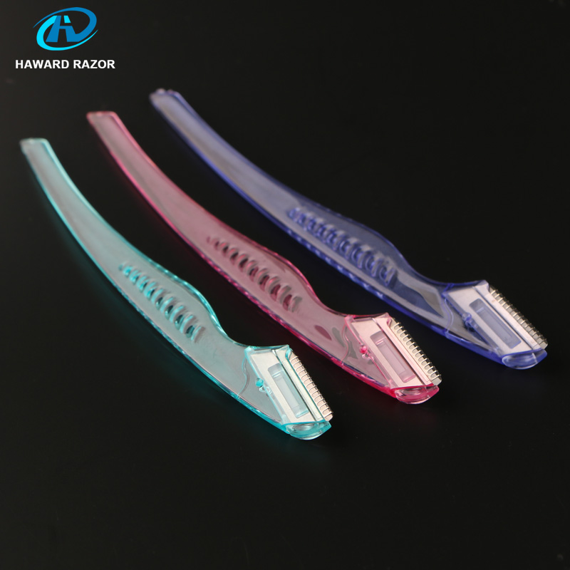 D106 Rts Small MOQ Eyebrow Hair Remover Single Netted Blade Eyebrow Trimmer Razor