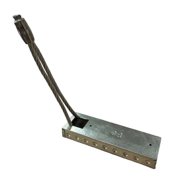 Wewin Shuttering Magnet Precast Concrete Connecting Single Wire Rope Loop Box for Building Construction Accessories