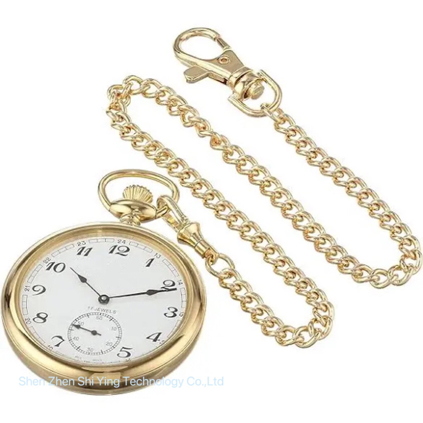 OEM Men's Quartz Pocket Watch with Arabic Numerals