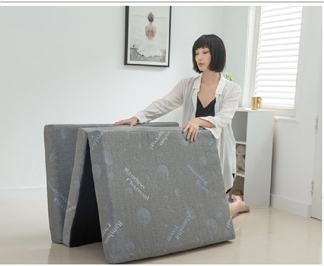 Tri-Fold Memory Foam Mattress, Travel and Guest Mat