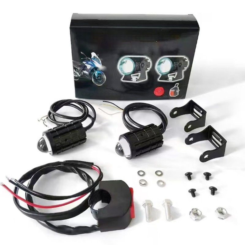 Мотоциклетный прожектор "Стальной пистолет"