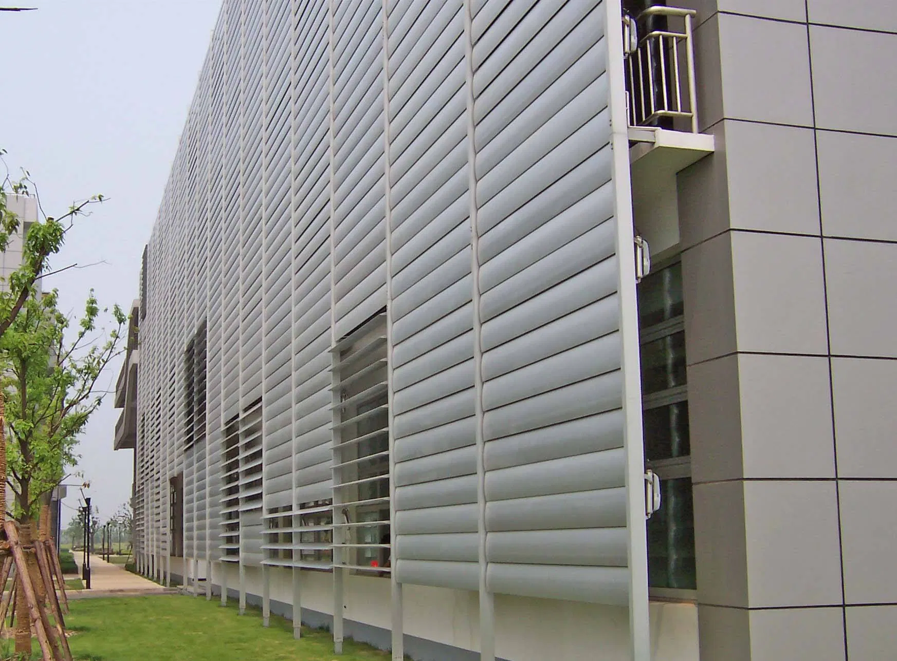 Metal Sun Louver Sun Shade Aluminum Aerofoil Louver