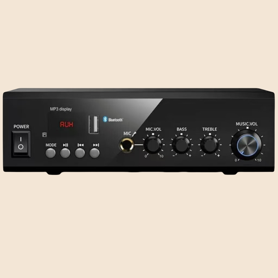 40W Mini Class-D Digital Integrated PA Mixer Audio Power Amplifier for Cambodia