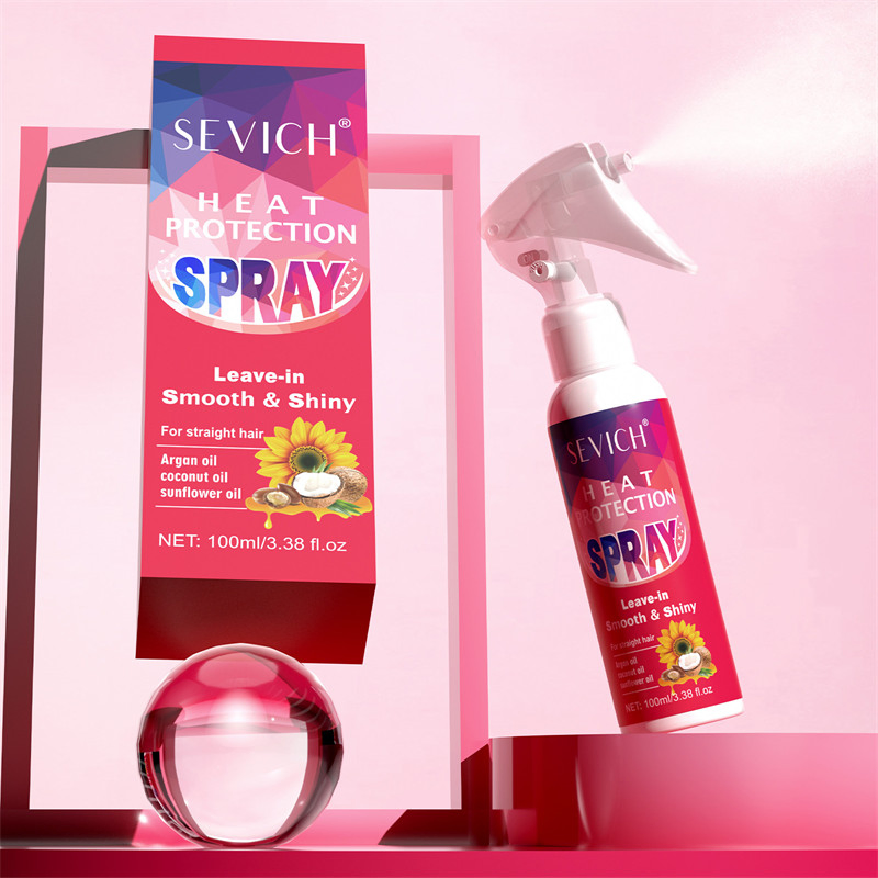 Hair Spray Wholesale Custom Private Label Castor Avocado Oil Heat Protect Spray for Hair