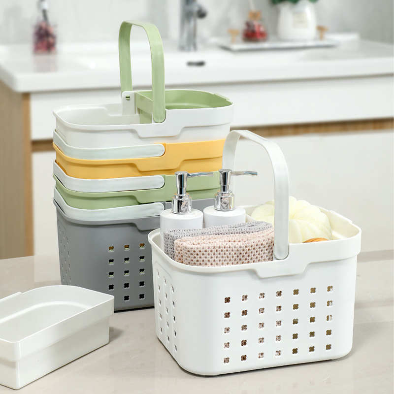 Living Room, Hand-Held Storage Draining Kitchen Fruit Laundry Basket