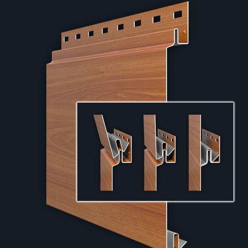 8inch Simple Shape Aluminum Siding Wall Panel for Canada