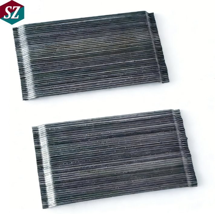 Loose Hooked End Glued Shape Steel Fiber for Concrete Reinforcement