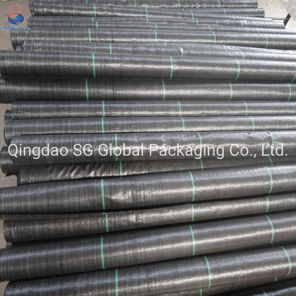 GRS SGS Certified Factory Agricultura Weedmat PP Woven Garden Landscape Fabric Weed Barrier Control Mat Mulch Cloth Weedmat for Vegetable Nursery Weed Control