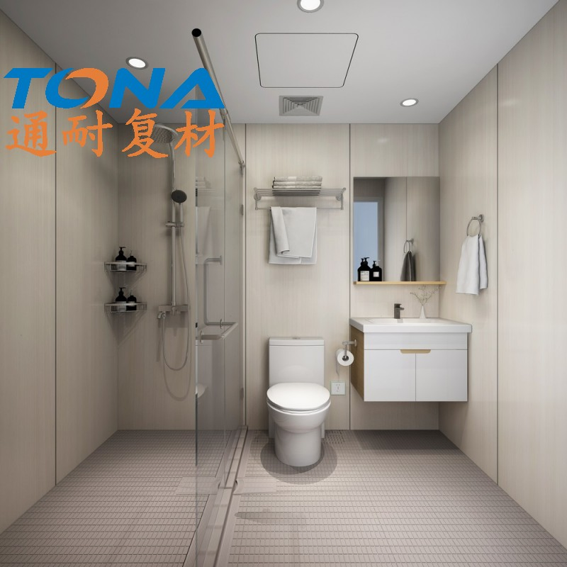 Modern Design Integrated Enclosure Complete Cabin Prefabricated Portable Bathroom