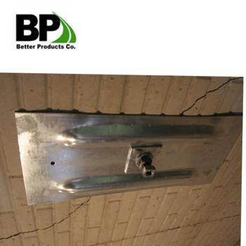 Wall Plate Anchor Stabilize Basement with 12" X 28" X 10 Gauge