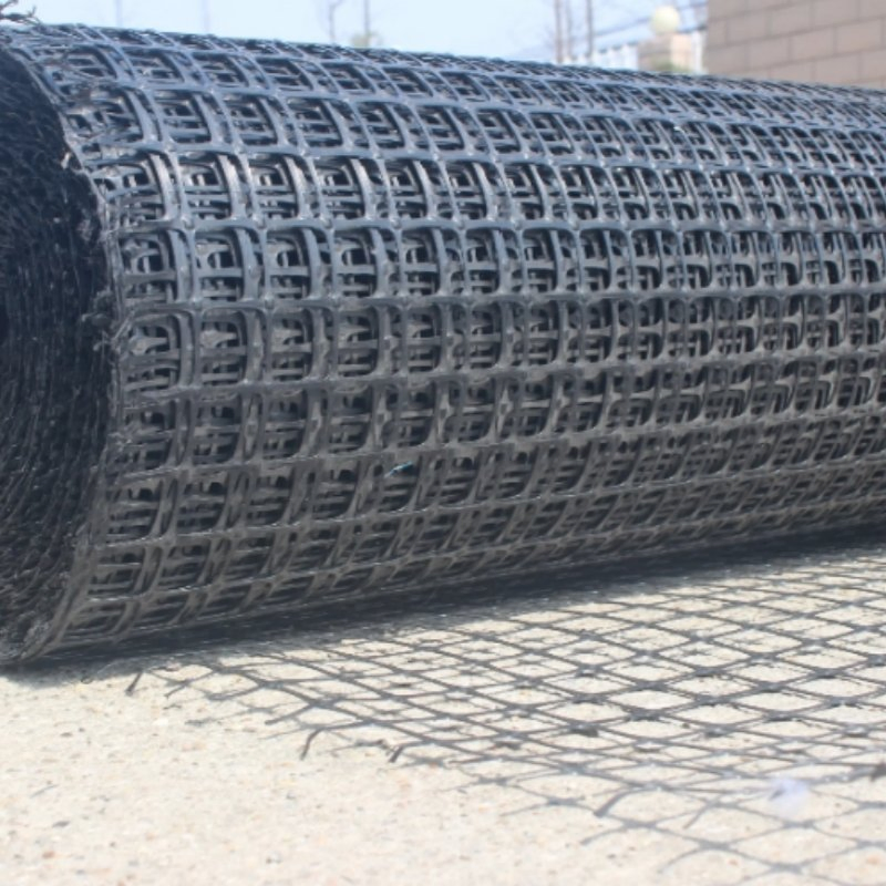 Basalt Fiber Mesh Geogrid for Driveway Construction Road Paving Versatile Construction Material