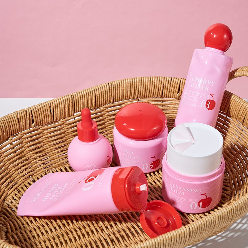 Private Label Gift Kits Skin Care 50ml Cherry Hydrating Face Cream