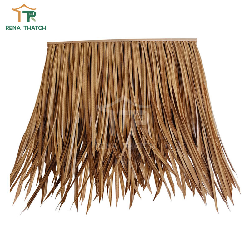 High Quality Artificial Thatch Fireproof Synthetic Thatch Palm for Roofing