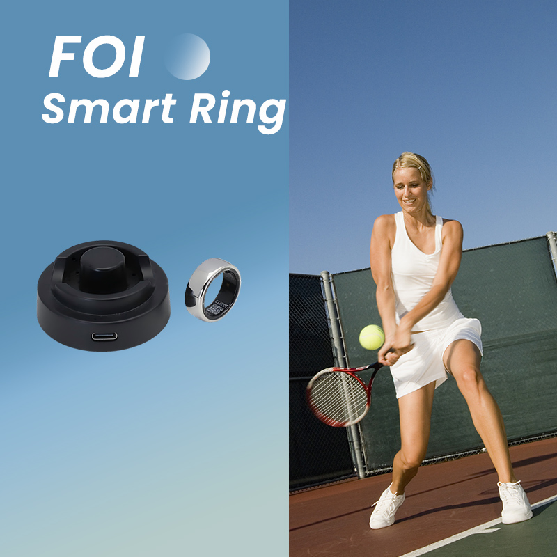 Bluetooth 5 in 1 Medical Multi Monitoring Device Remote Control Glucose Motitor Ring Finger Smart Ring Contactless Payment